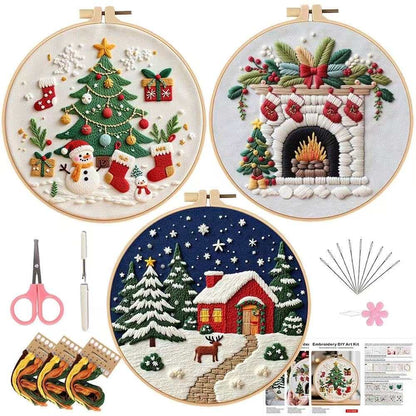 Christmas Embroidery Kits Bundle | 2025