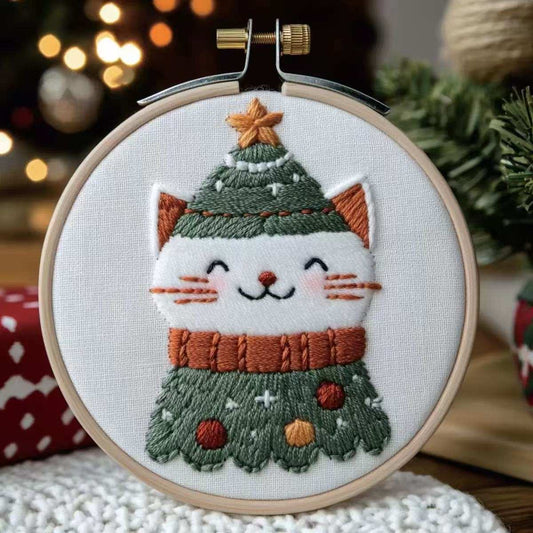 Christmas Gnome Embroidery Kit | 4-in-1 Set