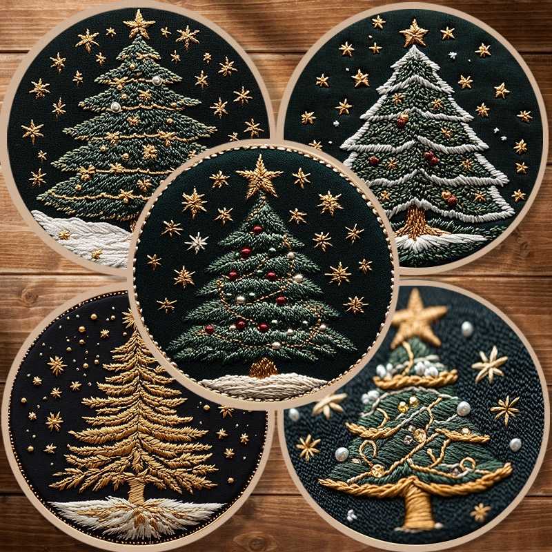 Christmas Tree DIY Embroidery Kit