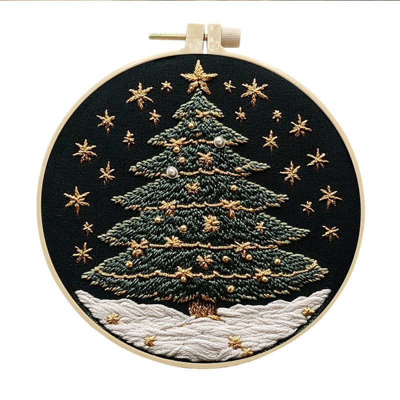 Christmas Tree DIY Embroidery Kit