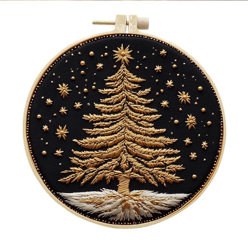 Christmas Tree DIY Embroidery Kit