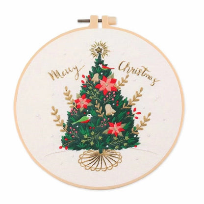 Christmas Glass Ball Hand Embroidery Kit