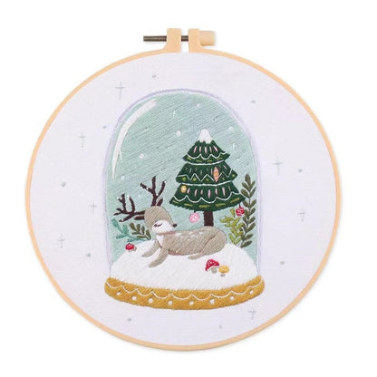 Christmas Glass Ball Hand Embroidery Kit