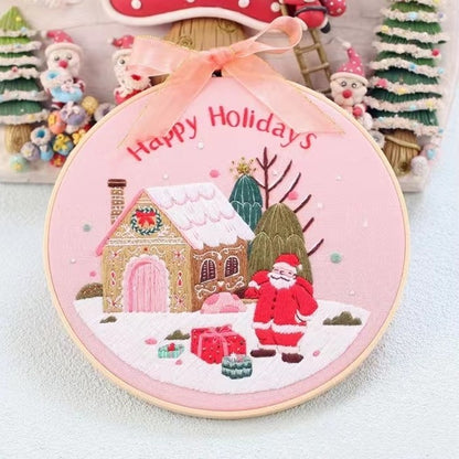 Christmas Glass Ball Hand Embroidery Kit