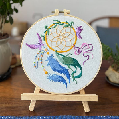 Dream Catcher Hand Embroidery Kit for Beginners