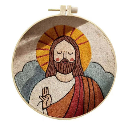 Jesus Punch Needle Kit | Beginner Christian DIY Project