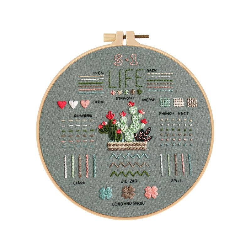 Just Love Life | Embroidery Start Kit Bundle