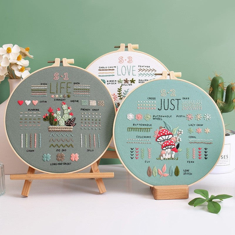 full Embroidery Start Kit Bundle for beginners