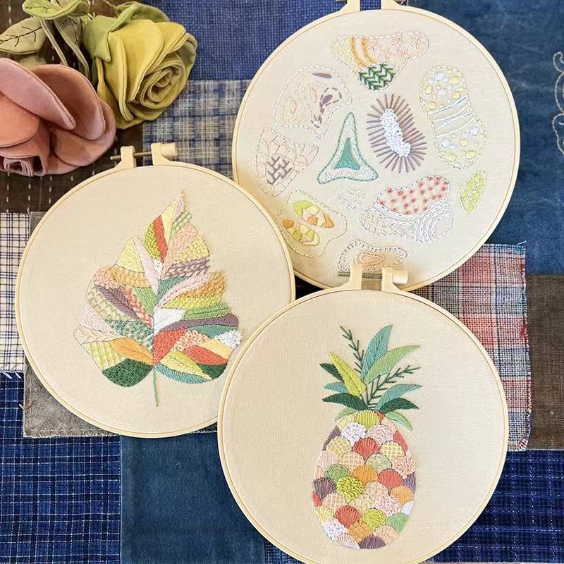 Kaleidoscope Hand Embroidery Kit for Beginners | Bundle