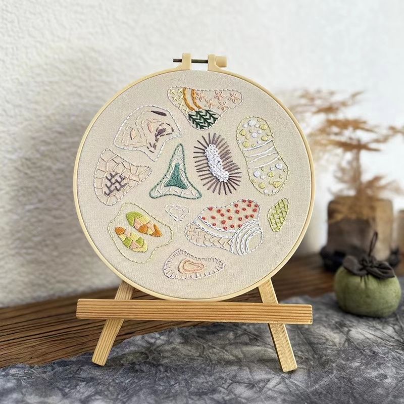 Kaleidoscope Hand Embroidery Kit for Beginners | Bundle