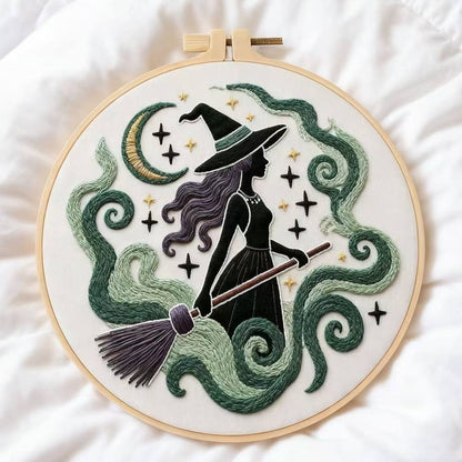 Magic Witch Embroidery Kit