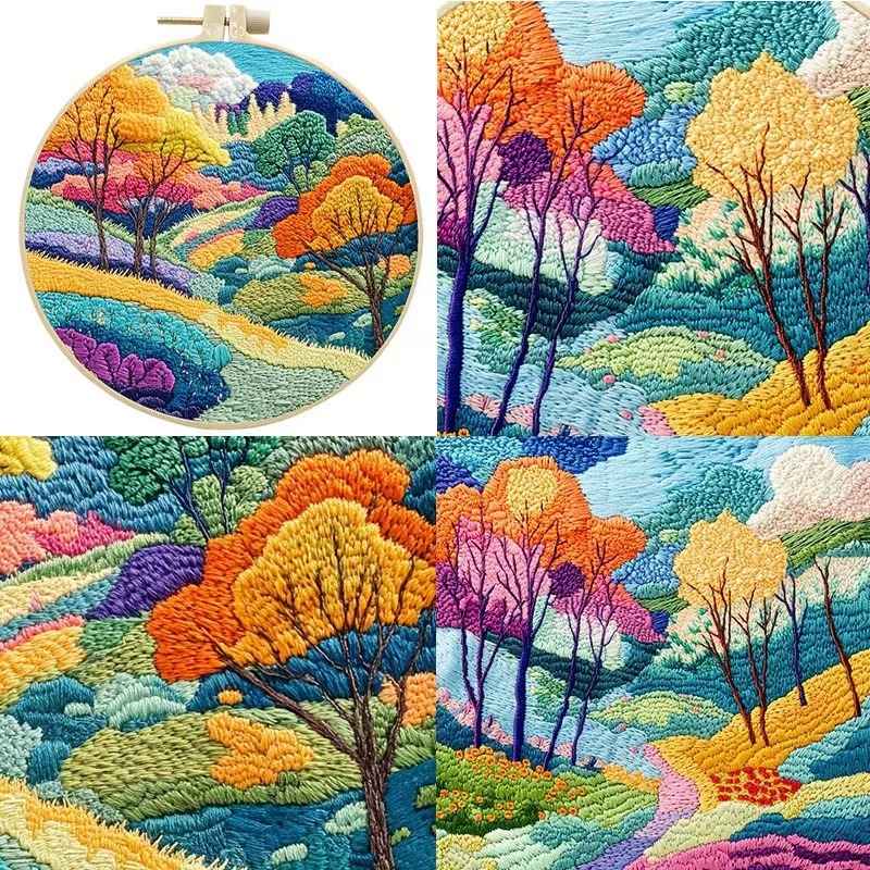 Mountains Hand Embroidery Kit