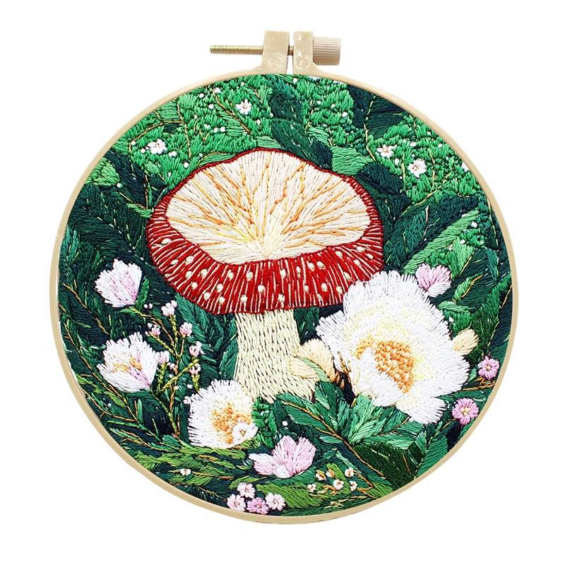 Mushroom Forest Hand Embroidery Kit