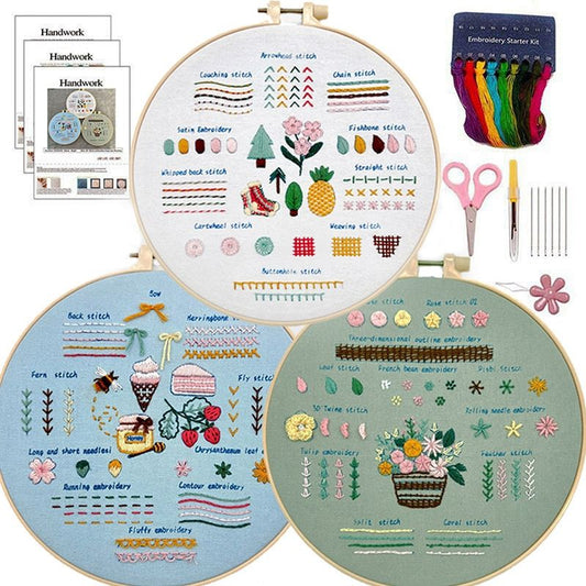 Feel Good Time | DIY Embroidery Start Kit Bundle