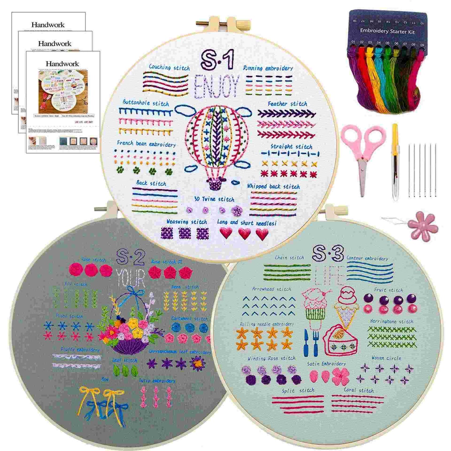 Feel Good Time | DIY Embroidery Start Kit Bundle