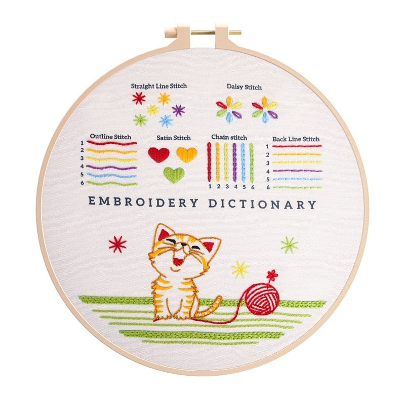 Stitch Sampler Embroidery Start Kit