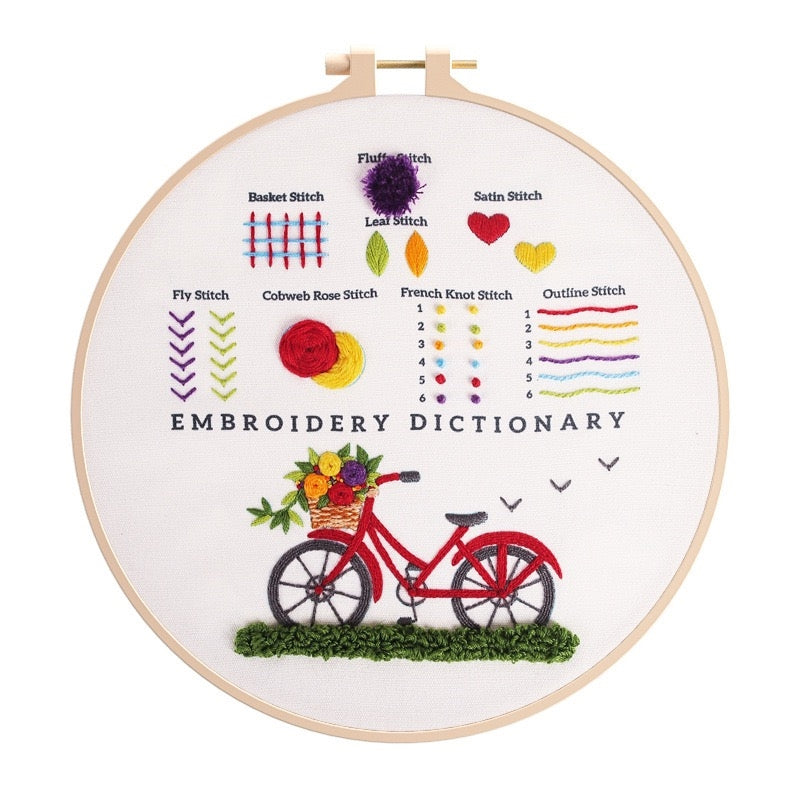 Stitch Sampler Embroidery Start Kit