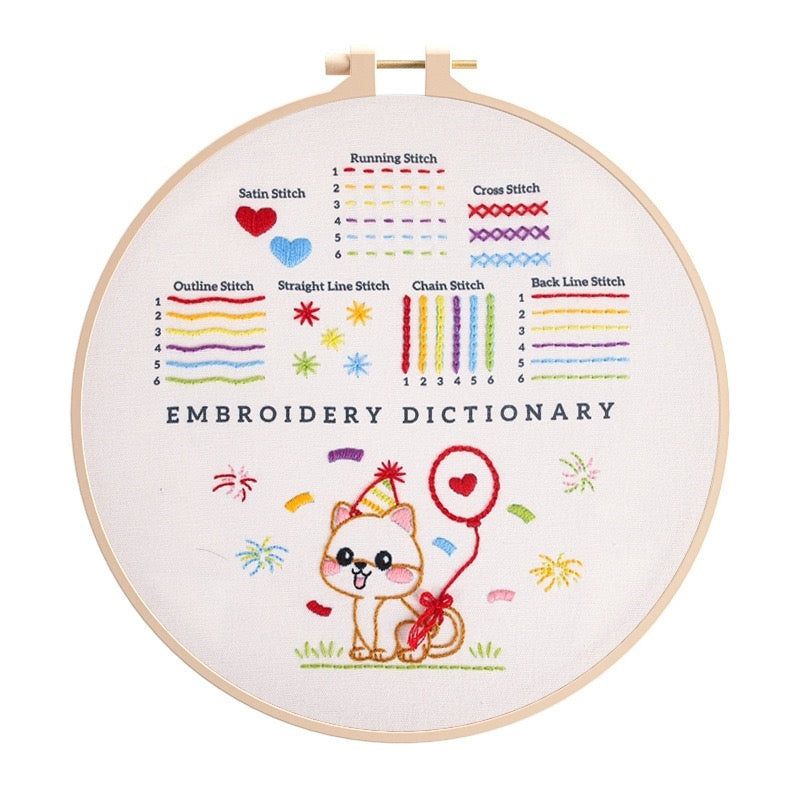 Stitch Sampler Embroidery Start Kit