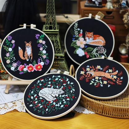 Fox Hand Embroidery Kit