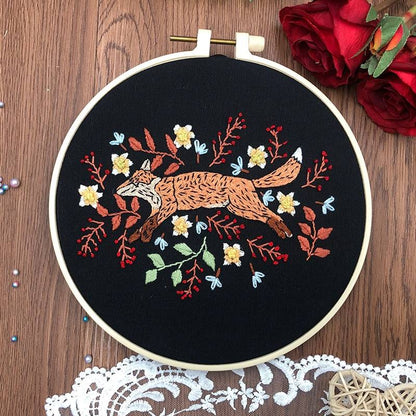 Fox Hand Embroidery Kit