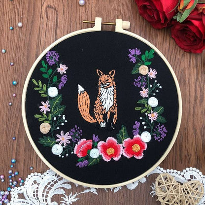 Fox Hand Embroidery Kit