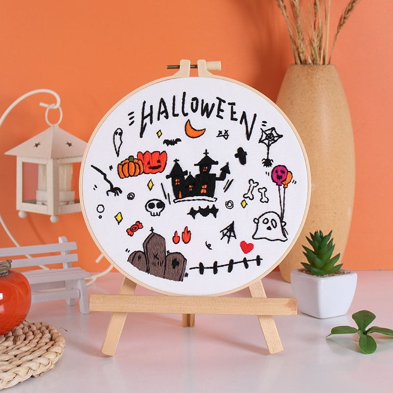 Happy Halloween Embroidery Kits