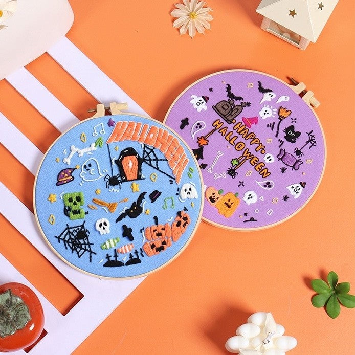 Happy Halloween Embroidery Kits