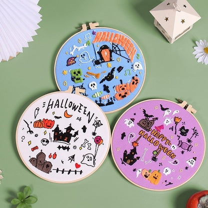 Happy Halloween Embroidery Kits