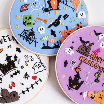 Happy Halloween Embroidery Kits