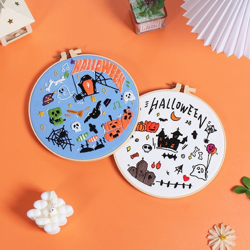 Happy Halloween Embroidery Kits