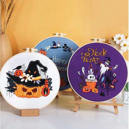 Happy Halloween Embroidery Kits