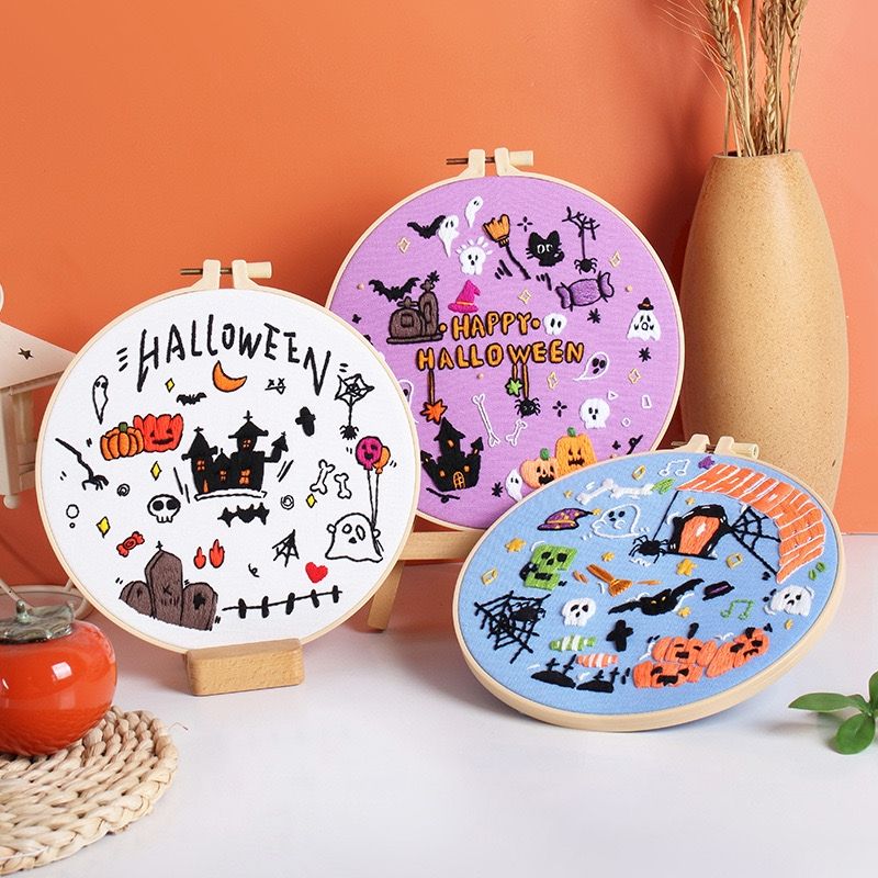 Happy Halloween Embroidery Kits