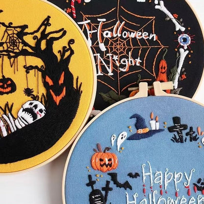 Happy Halloween Embroidery Kits