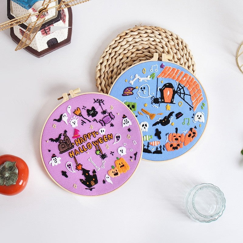 Happy Halloween Embroidery Kits