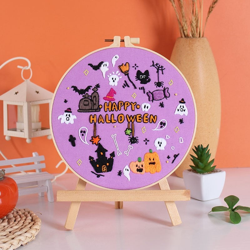 Happy Halloween Embroidery Kits