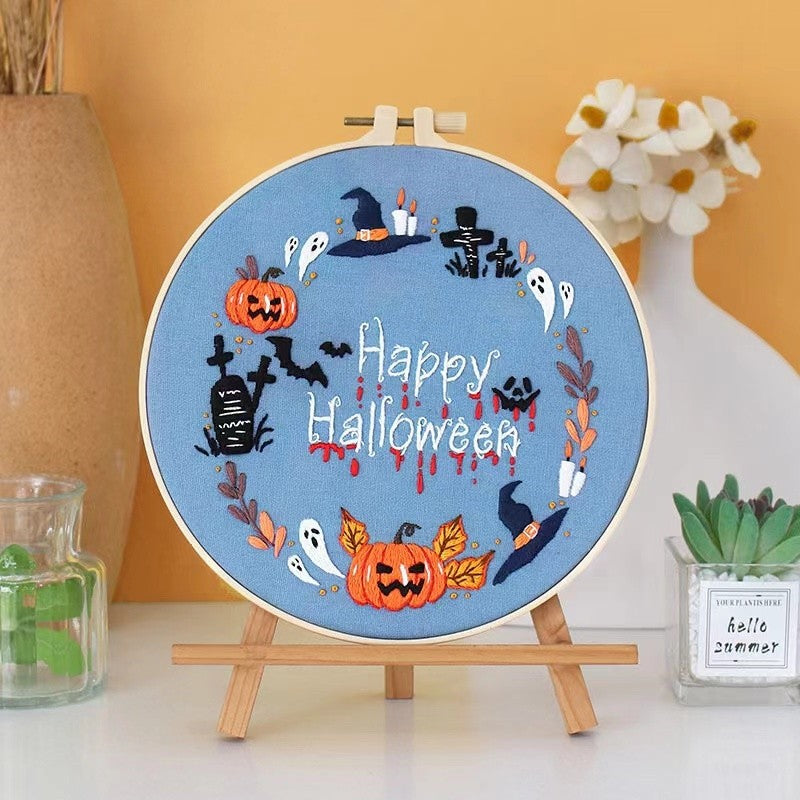 Happy Halloween Embroidery Kits