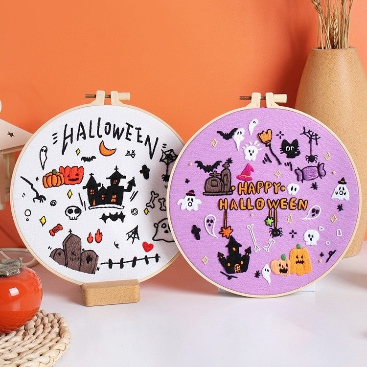 Happy Halloween Embroidery Kits