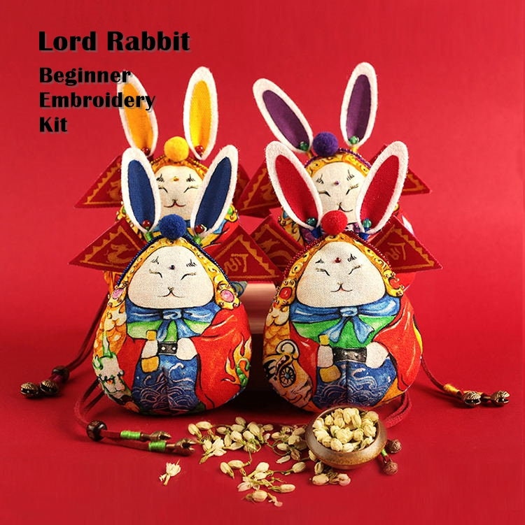 Lord Rabbit DIY Embroidery Kit