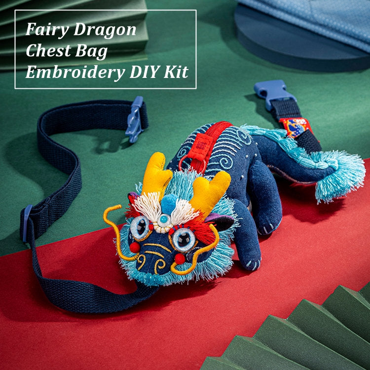 Fairy Dragon Chest Bag DIY Embroidery Kit