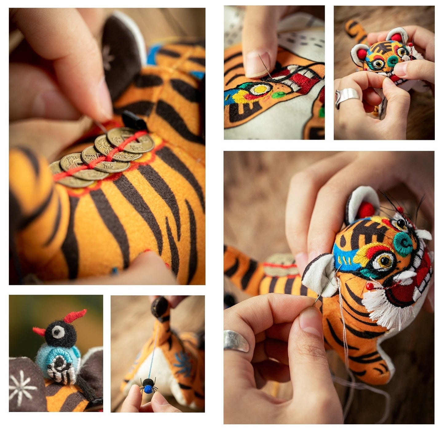 Magic Tiger DIY Embroidery Kit