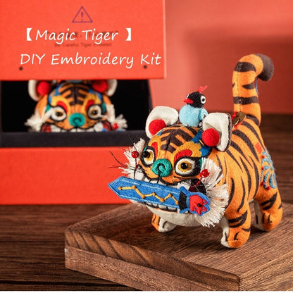 Magic Tiger DIY Embroidery Kit