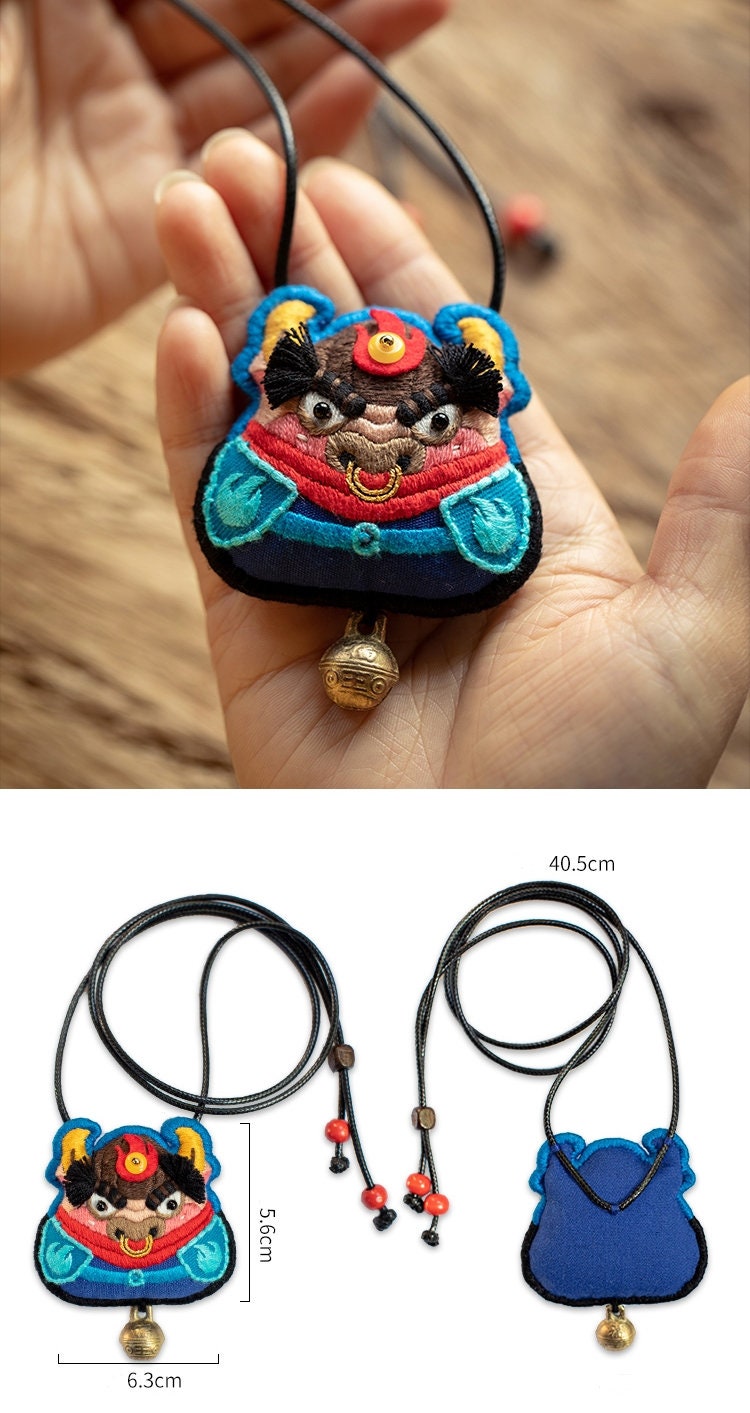 Bullish Embroider Ox Necklace | Finished