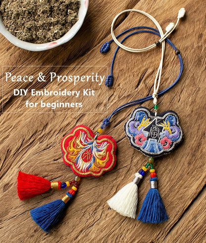 Peace & Prosperity Hand Embroidery Kit