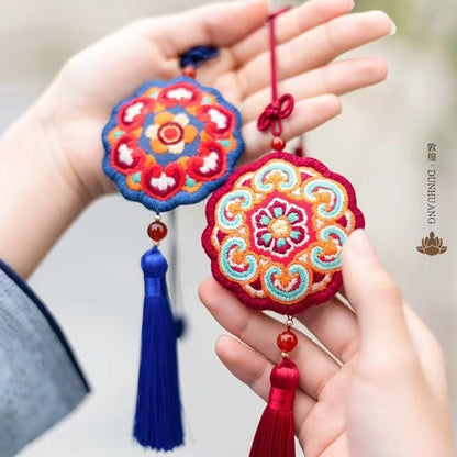 Ancient Pattern Amulet Beginner DIY Embroidery Kit