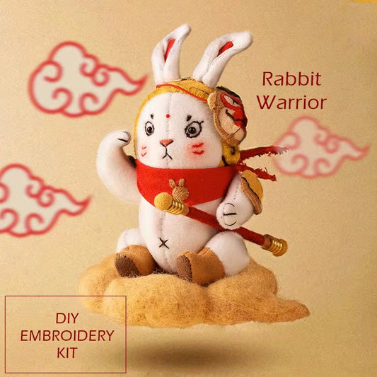 Rabbit Warrior DIY Embroidery Kit