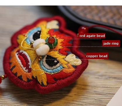 Mini Dragon Amulet Fortune Charm DIY Embroidery Kit