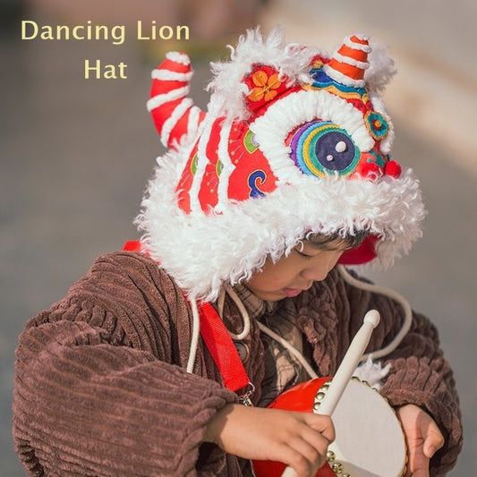 Dragon Hat, Dancing Lion Hat, DIY Embroidery Kit