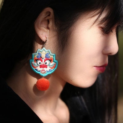 Dragon Earrings | DIY Embroidery Kit